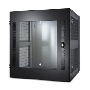 APC NetShelter WX 13U, Rel Menegak Berulir, Pintu Kaca AR100