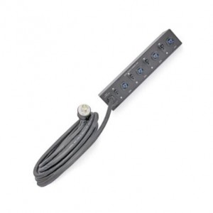 APC PDU Rak Pengembangan,Asas, 2U,30A,200/208V,(4)L6-20 AP7581