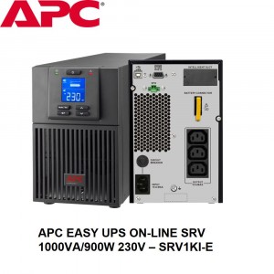 Bekalan Kuasa APC Easy UPS On-Line 1000VA 900W 230V SRV1KI-E 