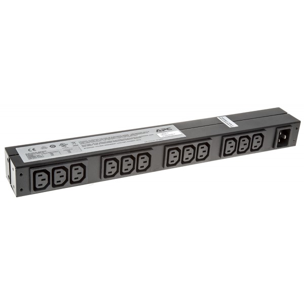 APC PDU Rak, Asas,1U, 16A, 208/230V,(12) C13 AP9565