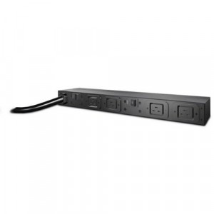 APC PDU Rak, Asas, 1U, 30A, 208V, (4) C19s - AP9570