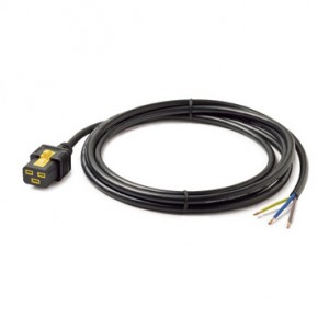 Kabel Kuasa, Mengunci C19 ke Rewireable, 3.0m