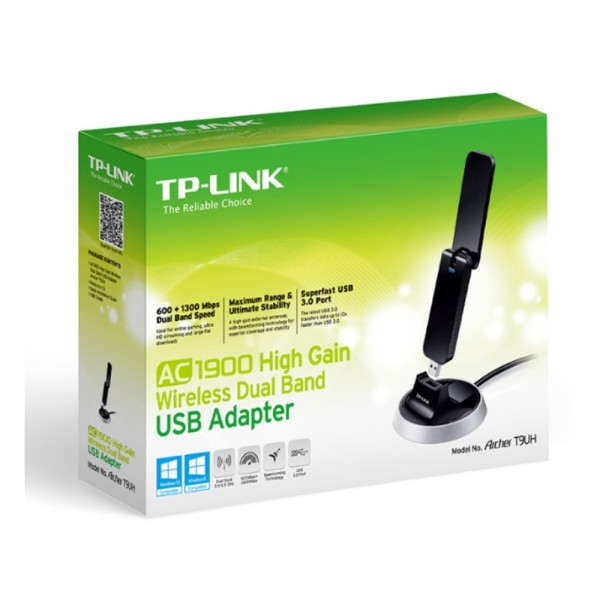 TP-Link Archer T9UH AC1900 High Gain Wireless Dual Band USB Adapter ...
