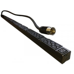 Bekalan Kuasa Terganggu PDU Rak 2G, Metered, Zero U, 10.0kW, 208V, (36) C13 & (6) C19