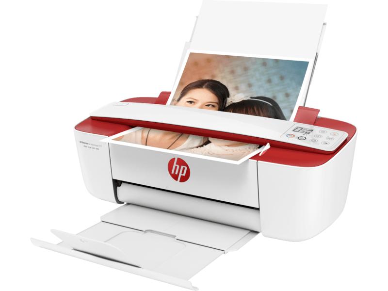 HP DeskJet Ink Advantage 3777 All-in-One Wireless Printer Scan Copy - T8W40B ( Cardinal Red )